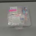 3 x 96PCS Press on Nails Short Almond False Nails Full Cover Nails Kit with Flower Designs,Glue on Nails for Women and Girls