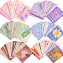 emmoolife 300 Sheets Aesthetic Scrapbook Paper, Retro Boho Pastel Wall Collage Scrapbooking Supplies Craft Decorative Papers Abstract Art Hippie Pattern Room Fashion Decor Paper for Card Making Gift
