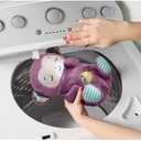 Fisher-Price Baby Toy Soothe n Snuggle Purple Monkey Plush Portable Sound Machine with Breathing Motion & Lights for Newborns Ages 0+ Months