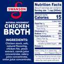 SWANSON S Natural Goodness Chicken Broth, 48 oz Carton