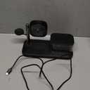 45W 5 in 1 Charging Station with Bluetooth Speaker and Alarm Clock & Night Light, Qi2.2 25W Fast Wireless Charger for MagSafe Charger for iPhone 17/S26 Ultra, Charger Stand for Apple Watch & AirPods