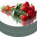 18PCS Round Mirror Trays, No Glass Acrylic Mirror Centerpieces for Table Candle Plate Circle Wall Mirror Tiles for Table Centerpieces Crafts Wedding Christmas Party Decorations (12inch/30cm)