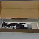 [Upgraded] Under Desk Cable Management Large, Cinati 16" Cable Management Box for Table Thickness up to 3", Wire Cord Organizer with Clamp No Drill, No Damage to Desk (White)