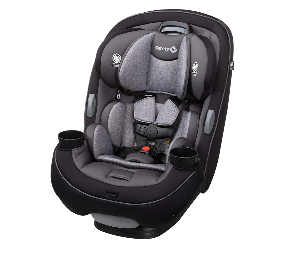 Safety 1st Grow and Go All-in-One Slim Convertible Car Seat, Rear Facing, 5-40 lbs, Forward Facing (30–65 lbs), High Back Booster Seat 40-100 pounds