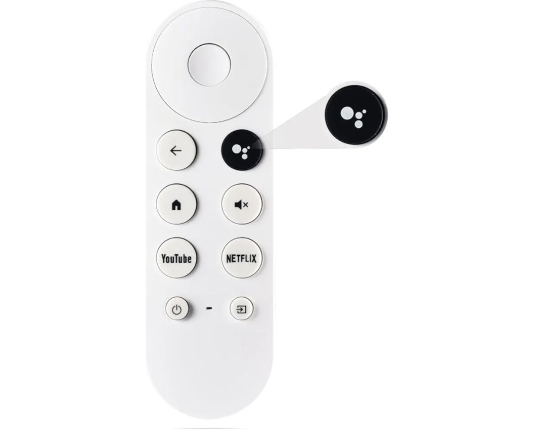 for Google Chromecast Voice Remote,Replacement Control for Google TV Remote/Streamer (Only for Snow Chrome cast Google)