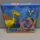 Dart Board for Kids Ages 4-8 - 29" Double-Sided Dart Board with Sticky Balls and Darts,Boys Toys for Ages 8-13,Valentines Day Gifts for 7 8 9 10 11 12 13 14 Year Old, Indoor/Outdoor Party Game Toys (DINO+NUMBER)