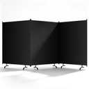 Room Divider Panel, Siebwin 3 Panel Folding Privacy Screens with Wider Feet, 12 Ft Portable Room Partition for Room Separator, Room Divider Screen Partition Room Dividers Freestanding