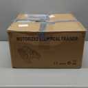 Under Desk Elliptical Machine, Electric Elliptical Leg Exerciser for Seniors with 12 Adjustable, Portable Quiet Elliptical Exercise Machine, Seated Pedal Exerciser with Remote Control (Orange)