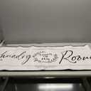 Laundry Room Rug Runner 20"X47" Non Slip Farmhouse Mats Organization and Washable Floor Long Rugs for Laundry Room Accessories Mudroom Kitchen Bathroom Area Rugs Decor (1'8" x 3'11" (Rectangular), D2-white)
