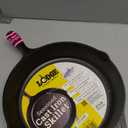 Lodge Seasoned Cast Iron Skillet - PFAS-Free, Non-Toxic Cookware - Use with an Oven, Stove, Grill, or Campfire - Naturally Non-Stick & Oven Safe - 12 Inches