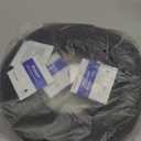 Black Rubber Weather Stripping Door Seal Strip, D Shape Door Rubber Weather Seal Strip, SelfAdhesive Weatherstripping Soundproofing Doors Sealing Strip for Windows (50 feet, Black)