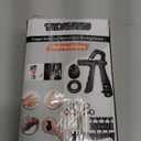 Grip Strength Trainer Kits (5 Pack), Forearm Strengthener with Adjustable Resistance, Grip Strength Tester, Finger Strengthener, Hand Gripper Strengthener for Muscle Building Injury Recover