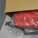 Sheenive Red Stadium Seats for Bleachers with Back Support, Padded Soft Comfy Backs and Cushion, Extremely Large and Portable