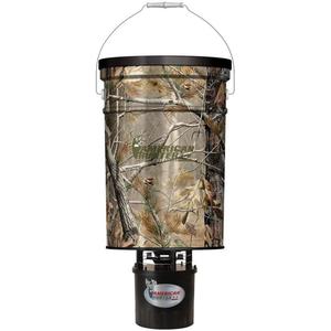 AMERICAN HUNTER 50 LB Hanging Feeder Hunting Durable Lightweight Camo Metal Game Feeder with Automatic Delivery System with XD-Pro Kit