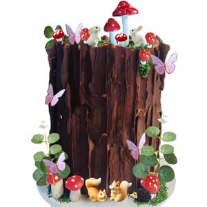 Woodland Animal Cake Toppers Forest Mushroom Cake Decor for Baby Shower Birthday Woodland Theme Party Decorations