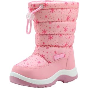 Apakowa Kid's Girls Cold Weather Snow Boots (Toddler/Little Kid) (Pink2)