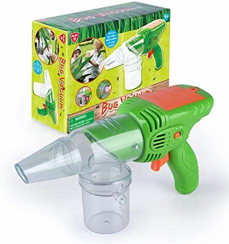 PLAY Bug Vacuum for Kids,Bug Catcher kit for Kids,Eco-Friendly Bug Suction Toy Vacuum with Magnifying Glass Viewing Chamber, for Boys Age 4+