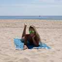 Mosobam Soft Fouta Peshtemal 35X70, Navy, Fall Cacala Fleece Blankets, Luxury Scarf Sarong, Hamam Towel, Lightweight Travel Outdoor Picnic Blanket Throw, Viscose Made from Bamboo - Turkish Cotton