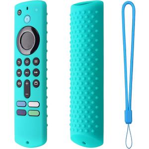 Hi Color Silicone Cover Compatible with 5.6 Inch Fire TV Stick (3rd Gen) Remote Firestick Remote Cover for Firesticksticktv Silicone Protective Case Sleeve(Mint)