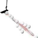 Golf Putting Alignment Training Aid for Putting Green | Indoor & Outdoor Golf Putting Trainer,Come with Golf Ball & Putting Ring (Plastic Putting Alignment Rail)