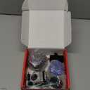 15mm Carburetor Upgrade Kit Air Filter Set Compatible with 2 Stroke 43cc 47cc 49cc Standup Gas Scooter ATV Quad Pocket Bike XG-550 BladeZ Moby X Blue