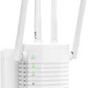 Dual Band 5GHz/2.4GHz WiFi Extender,1200Mbps WiFi Extender Signal Booster 12880 Sq.Ft Coverage, EasyMesh & 105 Device Support