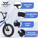 cubsala 12 14 16 18 Inch Kids Bike BMX Style Bicycle with Training Wheels Coaster Brake for 2-10 Years Old Toddlers Boys Girls Multiple Colors