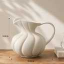 Large Ceramic Flower Vase Home Decor - Farmhouse Table Vases
