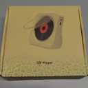 CD Player Portable Bluetooth 5.1 Desktop CD Player with HiFi Sound Speakers, Remote Control, Dust Cover, LED Display, Boombox FM Radio, USB/AUX for Home, Kids (White)