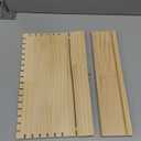 Homaisson Large Bamboo Necklace Display Stand, Pendant Necklace Wood Jewellery Holder, Chain Jewelry Big Rack Organizer for Store Show Sell, Jewelry Organizer(11.9"X8.5") (15.7"X10.2")