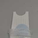 Meiliweser Silicone Faucet Mat for Kitchen Sink  Gen 3 10 Slope Splash Guard with Cuttable Hole  14 x 5.5 Drip Catcher & Sponge Holder for Kitchen, Bathroom (White)