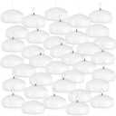 36 Packs 3-Inch unscented White Floating Candles - Ideal for Weddings, Pool Party, Holiday Centerpieces and Events - Odorless, Drip-Free, Long Lasting Burn Time