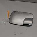 Left Driver Side Mirror Glass Replacement Compatible with 2005 2006 2007 2008 Dodge Ram 1500 2500 3500 Rearview Heated Mirror Replace 5161011AA 5191035AA (CH1324121)