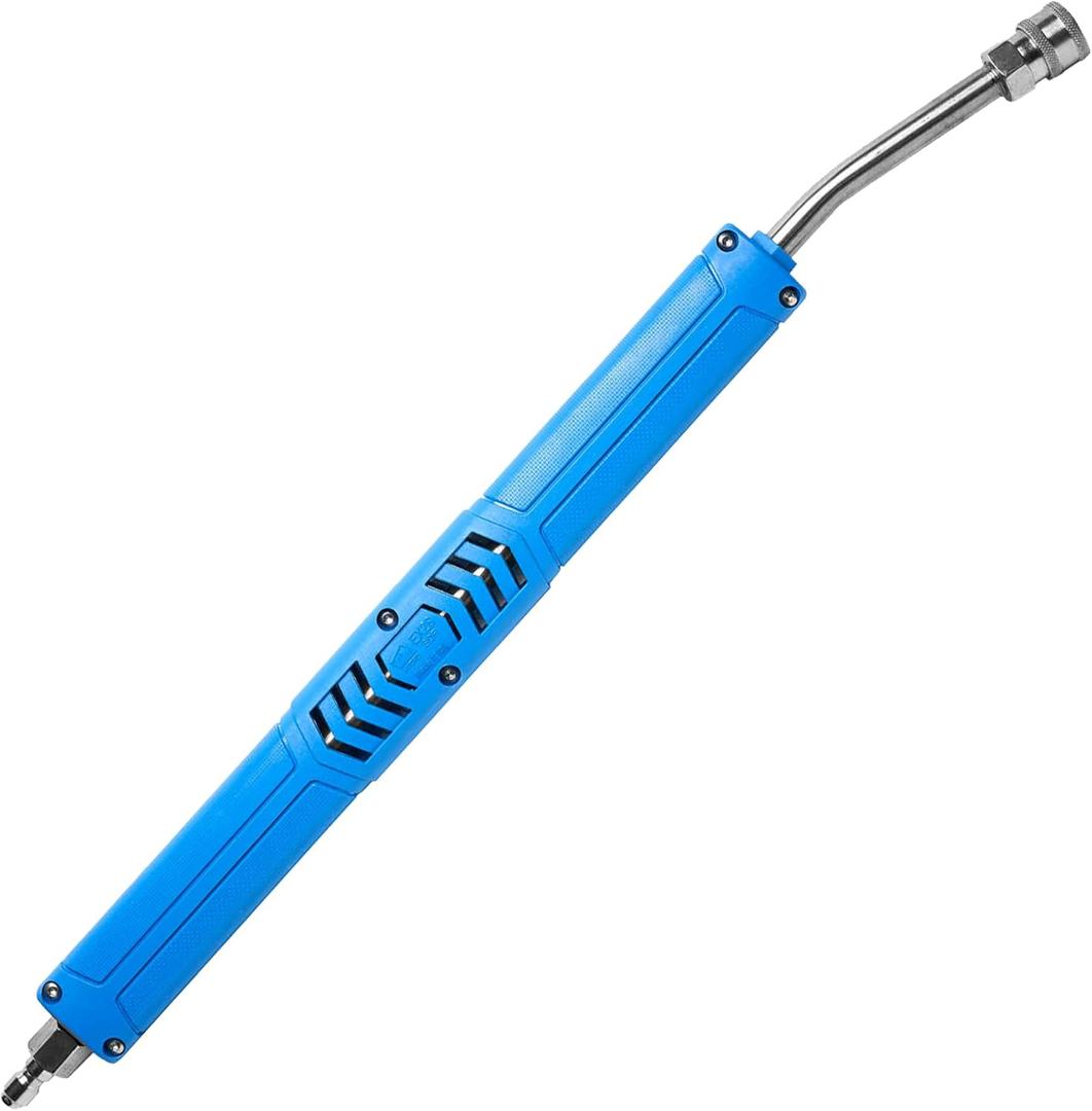 MTM Hydro Acqualine Pressure Washer Extension Wand Kit 20" Bent Foam Lance Commercial Grade