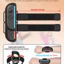 [for Switch 2/1]-Wrist Straps for Nintendo Switch 2 (2025)/Switch 1 for Just-Dance 2026/2025/2024/Zumba Burn it Up, Wrist Band Accessories for Joy Con 2 fit Adult & Kids,Comfortable & Secure, 2 Pack