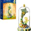 PANTASY Le Petit Prince Starlight Lamp Building Block Set-Creative DIY Model with Minifigure & Dust Cover Adults and Kids Premium Building Blocks for Home Decor