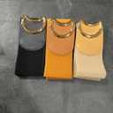 Swtddy Women's Elastic Wide Stretchy Waist Cinch Belt Waistband For Dresses (Suit For Waist Size 27"-35", Golden O Design Black+Khaki+Camel)