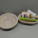 RORECAY Bread Banneton Proofing Basket Set, 9 Inch Round & 10 Inch Oval Cane Sourdough Baskets with Dough Whisk Lame Dough Scraper Bowl Scraper Silicone Brush Sourdough Bread Baking Supplies