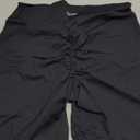 Danysu Hidden Scrunch Shorts for Women 5" No Front Seam Biker Shorts Brazilian Butt Lift (X-Large, Black)