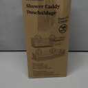 LEVERLOC Shower Caddy Suction Cup, 2 Pack Heavy Duty Bathroom Organizer for Inside Shower with Hooks & Soap holder, Removable and Rustproof Silver bathroom Holder Storage