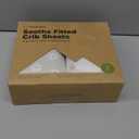 KeaBabies 2-Pack Organic Crib Sheets for Boys, Girls - 52x28 Fitted Crib Mattress Sheet Neutral, Breathable Jersey Cotton Cover for Baby Bed, Toddler Mattress, Soft & Cute Prints (Meadow)