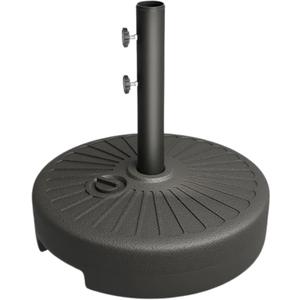 Fillable 81.5lb Max Capacity Umbrella Base,Outdoor Umbrella Stand with Steel Holder,Water or Sand Fillable for Outdoor,Lawn,Garden,Market