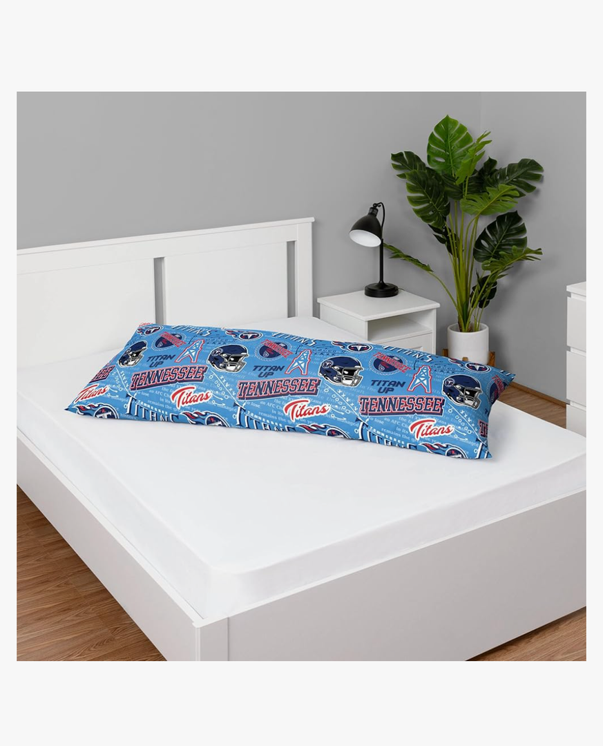 FOCO NFL Unisex-Adult NFL Team Logo Printed Plush Body Pillow