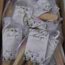 Dandat 50 Set Wedding Favors: Bottle Opener, Thank You Cards, Organza Bags & Jute Twine for Party Favors & Decoration