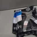 2 x POWERLIX Adjustable Compression Knee Brace for Men & Women, featuring Stabilizers & Patella Support, Optimal Recovery for Knee Pain, Medical Knee Sleeve for Arthritis, Weightlifting, Dance, Running (Large, Black with Strap)