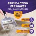 ARM & HAMMER Slide Platinum Easy Clean-Up Clumping Cat Litter, 27.5 Lbs