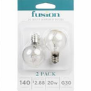 Fusion™ 20-Watt G30 Warmer Light Bulb, 2 pack 