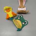 XIUGOAL Dog Toys to Keep Them Busy, 3 Pack No Stuffing Interactive Dog Toys with Crinkle, Squeaky Puppy Chew Toys for Small, Medium Breeds