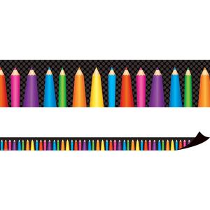 Teacher Created Resources Colored Pencils Magnetic Border (77127)