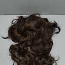 KOME Brown Synthetic Lace Front Wig,13x4 HD Lace Layered Wave Glueless Wigs for Women Daily Use 26IN